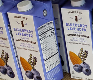 Trader Joe's Blueberry Lavender Almond Milk Beverage