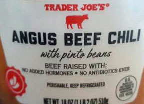 Trader Joe's Angus Beef Chili