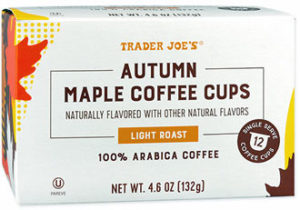 Trader Joe's Autumn Maple Single Serve Coffee Cups