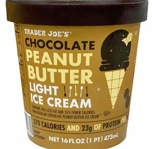 Trader Joe’s Chocolate Peanut Butter Light Ice Cream Reviews