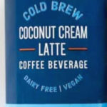 Trader Joe's Cold Brew Caramel Spice Coconut Cream Latte Coffee Beverage
