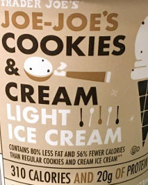 Trader Joe's Joe-Joe's Cookies & Cream Light Ice Cream