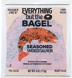 Trader Joe’s Everything but the Bagel Seasoned Smoked Salmon