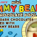 Trader Joe's Mini Gummy Bears on a Chocolate Pool Day