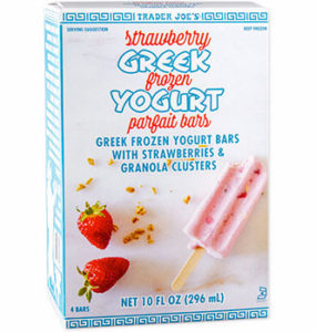 Trader Joe's Strawberry Greek Frozen Yogurt Parfait Bars