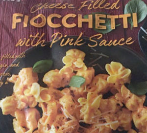 Trader Joe's Cheese Filled Fiochetti with Pink Sauce