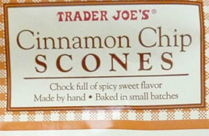 Trader Joe's Cinnamon Chip Scones