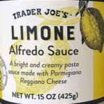 Trader Joe's Limone Alfredo Sauce