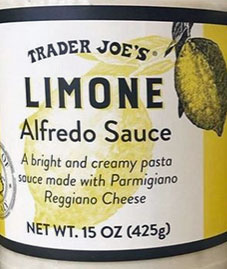Trader Joe's Limone Alfredo Sauce