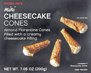 Trader Joe's Mini Cheesecake Cones