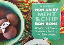 Trader Joe's Non-Dairy Mint & Chip Bon Bons