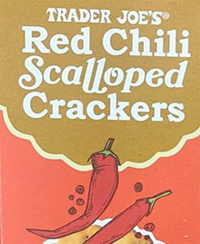 Trader Joe’s Red Chili Scalloped Crackers Reviews