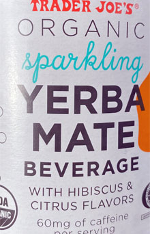 Trader Joe's Organic Sparkling Yerba Mate Beverage