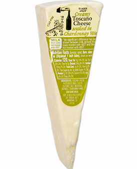 Trader Joe’s Creamy Toscano Cheese Soaked in Chardonnay Wine Reviews