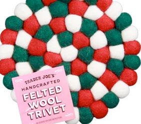 Handcrafted Felted Wool Trivet