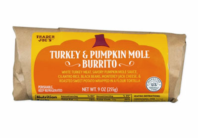 Trader Joe’s Turkey & Pumpkin Mole Burrito Reviews