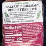 Trader Joe's Balsamic Rosemary Beef Steak Tips