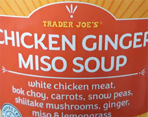 Trader Joe’s Chicken Ginger Miso Soup Reviews