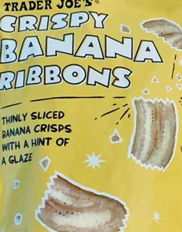 Trader Joe's Crispy Banana Ribbons