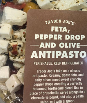 Trader Joe's Feta Pepper Drop and Olive Antipasto