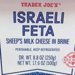 Trader Joe's Israeli Feta