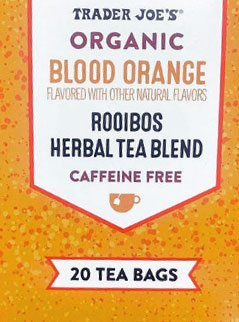 Trader Joe’s Organic Blood Orange Rooibos Herbal Tea Blend Reviews