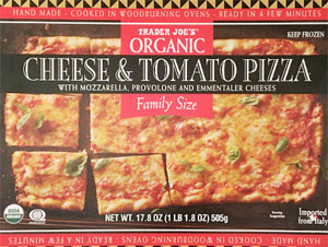 Trader Joe’s Organic Family Size Cheese & Tomato Pizza Reviews