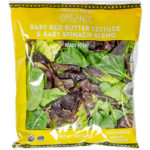 Trader Joe's Organic Baby Red Butter Lettuce & Baby Spinach Blend
