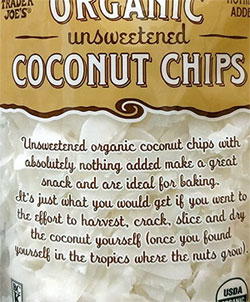 Trader Joe’s Organic Unsweetened Coconut Chips Reviews