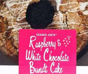 Trader Joe's Raspberry & White Chocolate Bundt Cake Reviews - Trader Joe's  Reviews