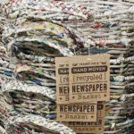 Trader Joe's Hand Woven Recycled Newspaper Basket