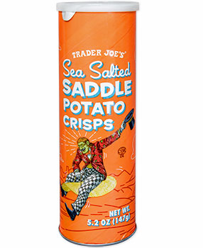 Trader Joe’s Sea Salted Saddle Potato Crisps Chips Reviews