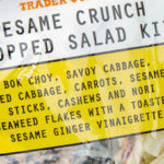 Trader Joe's Sesame Crunch Chopped Salad Kit