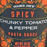 Trader Joe's Spicy Chunky Tomato & Pepper Pasta Sauce