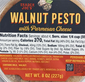 Trader Joe’s Walnut Pesto Reviews