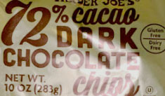 Trader Joe’s 72% Cacao Dark Chocolate Chips Reviews