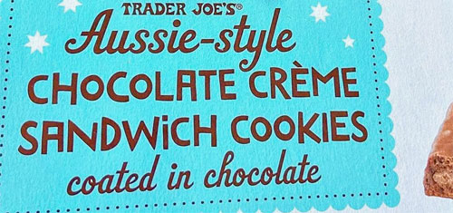 Trader Joe's Aussie-Style Chocolate Crème Sandwich Cookies