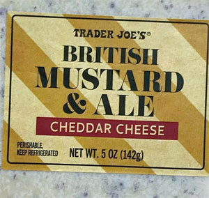 Trader Joe’s British Mustard & Ale Cheddar Cheese Reviews