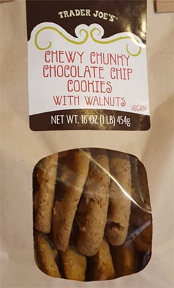 Trader Joe's Chewy Chunky Chocolate Chip Cookies with Walnuts