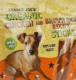 Trader Joe’s Organic Chicken & Brown Rice Recipe Sticks Dog Treats Reviews