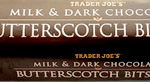 Trader Joe's Milk & Dark Chocolate Butterscotch Bits Bar