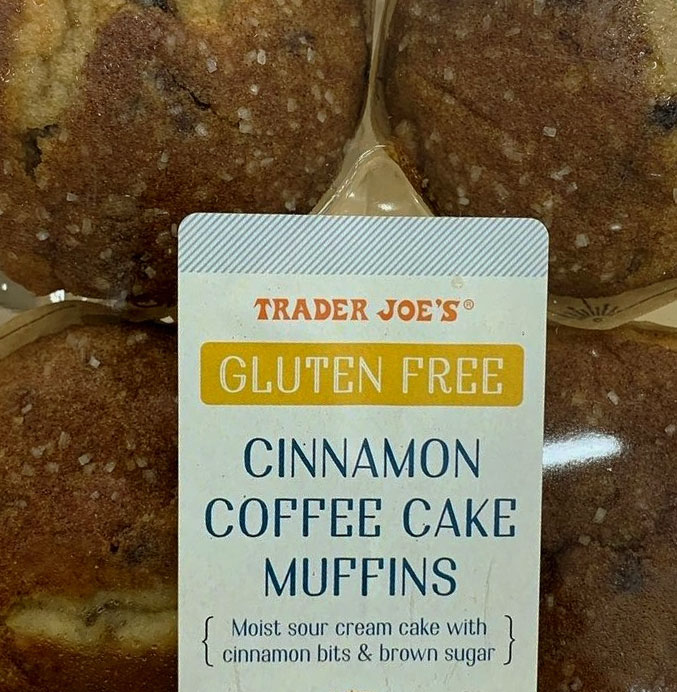 Trader Joe's Gluten-Free Cinnamon Coffee Cake Muffins