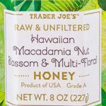 Trader Joe's Hawaiian Macadamia Nut Blossom & Multi-Floral Honey
