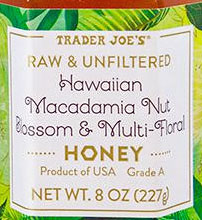 Trader Joe’s Hawaiian Macadamia Nut Blossom & Multi-Floral Honey Reviews