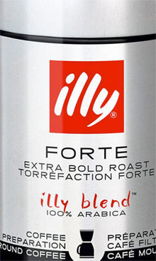 Illy Forte Blend Extra Bold Roast Coffee
