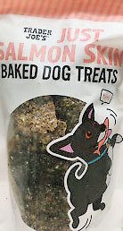 Trader Joe's Just Salmon Skin Baked Dog Treats