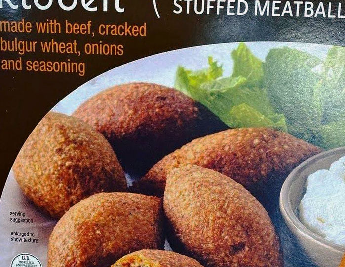 Trader Joe's Kibbeh Middle Eastern Inspired Stuffed Meatballs