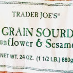 Trader Joe's Multigrain Sourdough Bread with Sunflower & Sesame Seeds