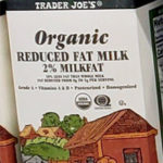 Trader Joe's Organic Reduced Fat Milk