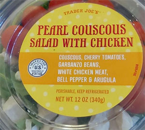 Trader Joe's Pearl Couscous Salad with Chicken